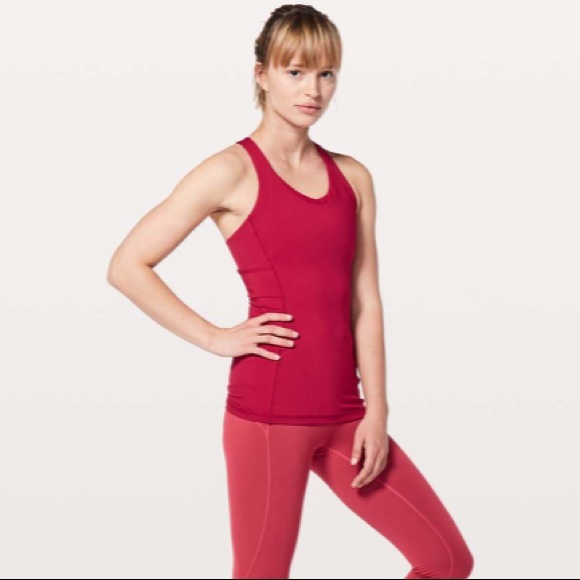 lululemon Stash & Run Tank NWT 8 RUBR/GLSY - Picture 4 of 6